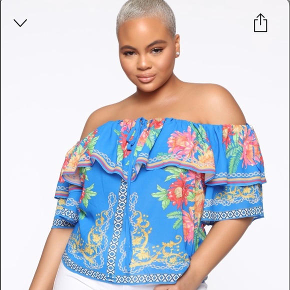 Fashionnova multi colour top - Picture 2 of 2